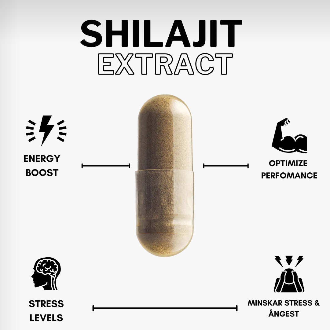 2 SHILAJIT KAPSLER + 1 GRATIS SHILAJIT