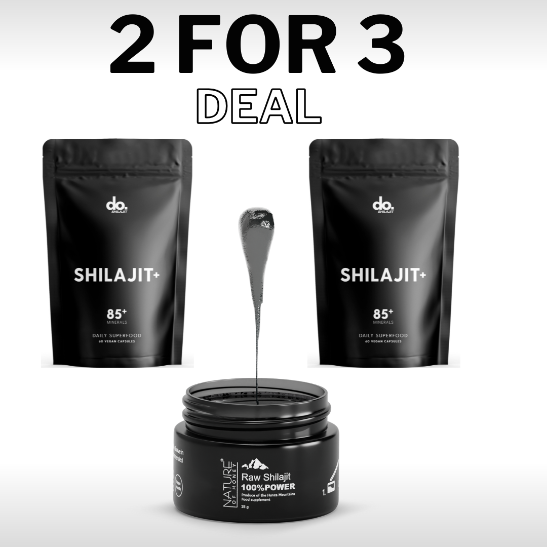 2 SHILAJIT CAPSULES + 1 FREE SHILAJIT